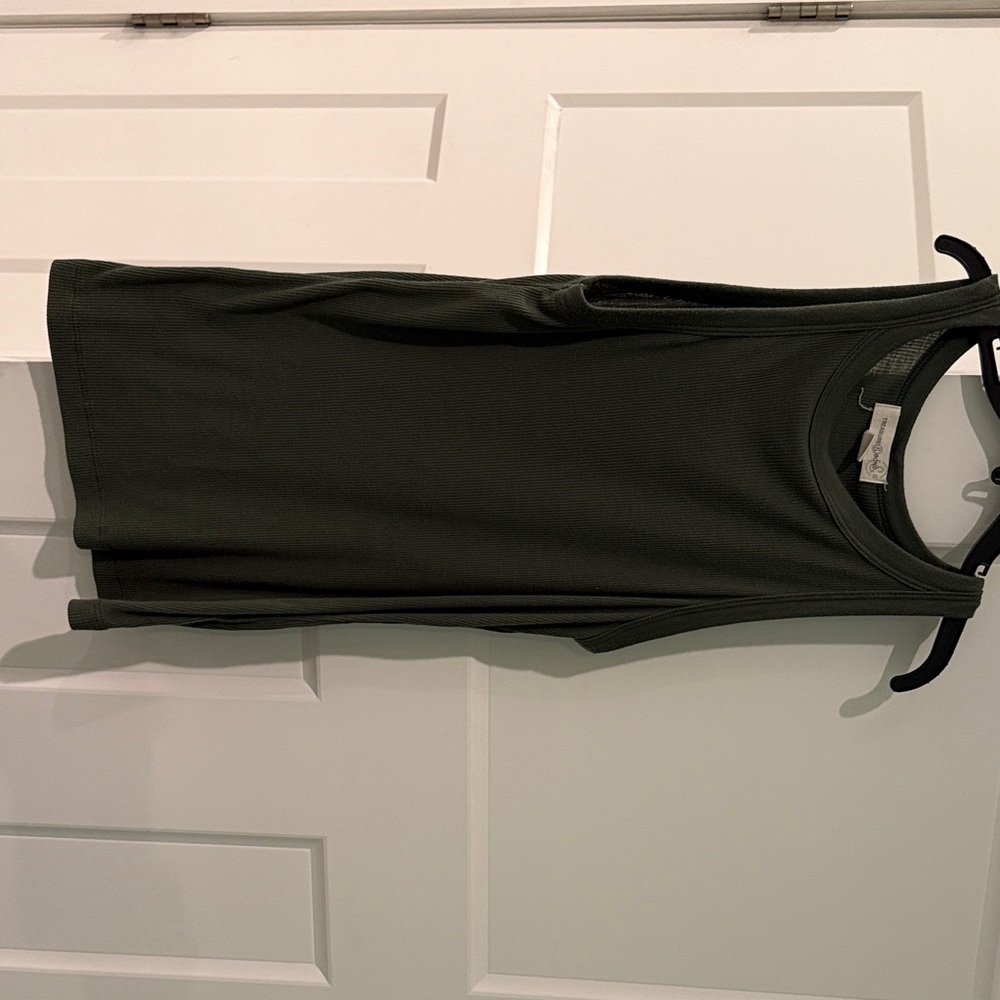 Treasure & Bond Dark Green Tank Top